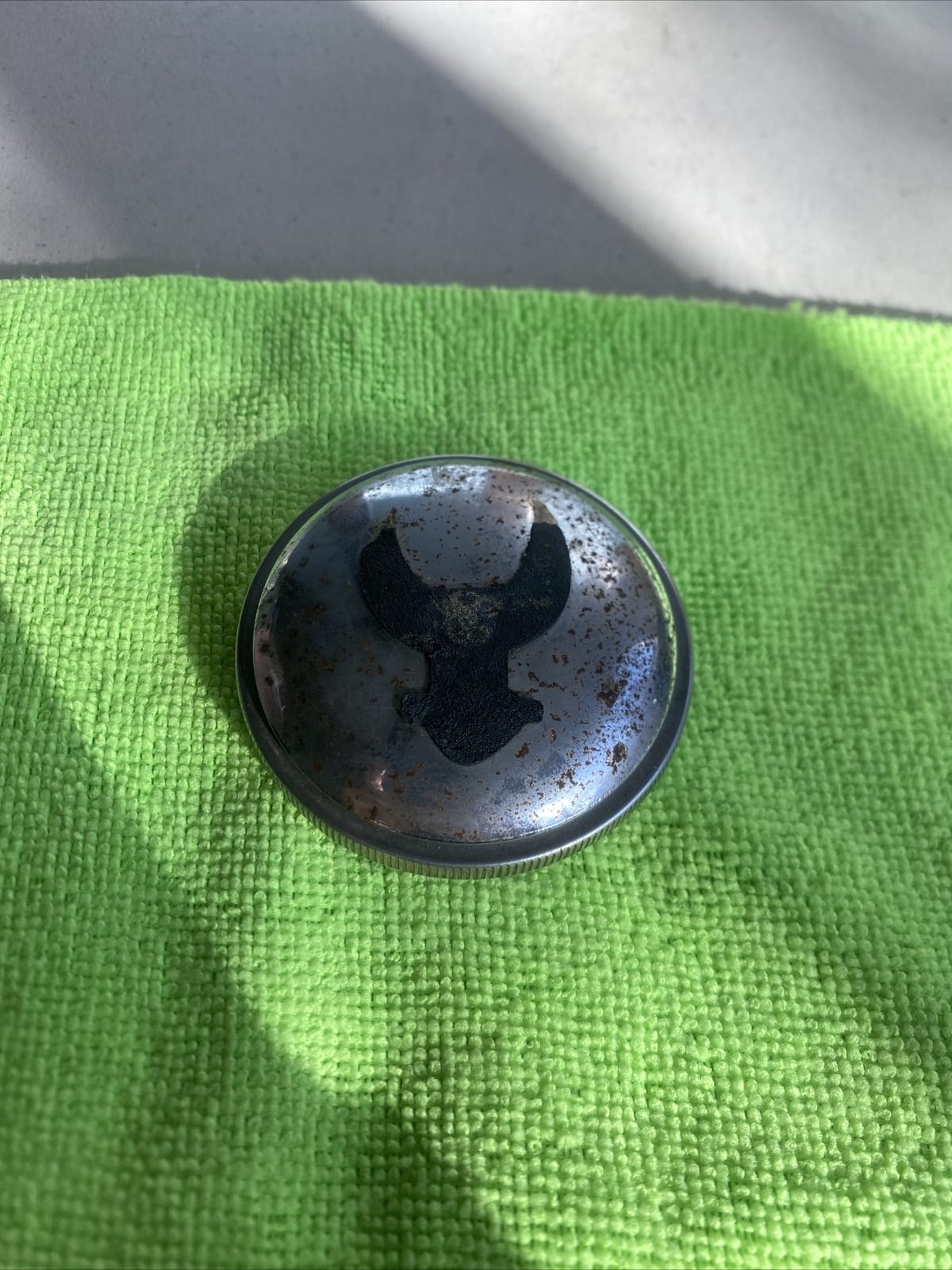 OEM 76 Harley FXE FXEF Super Glide Fat Bob Shovelhead Gas Fuel Cap