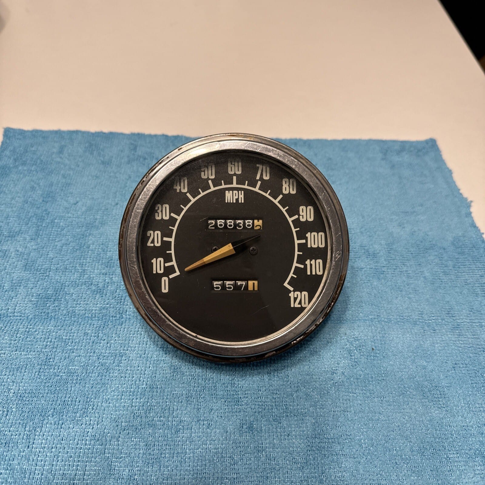Harley Davidson Shovelhead Gauge Speedometer Speedo Gauge