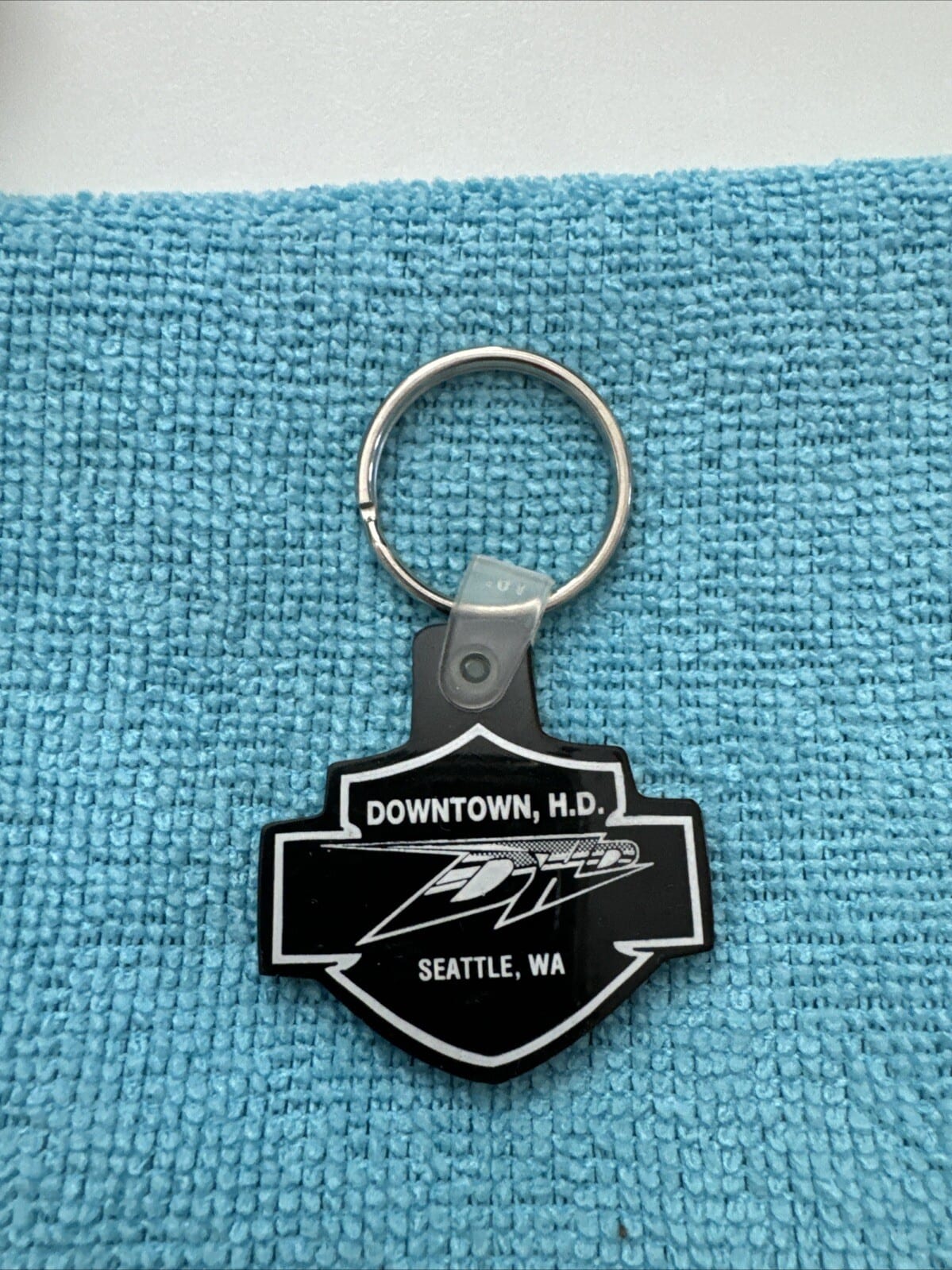 Harley Davidson Motorcycles “Downtown” Washington Key Chain Keychain Seattle, WA
