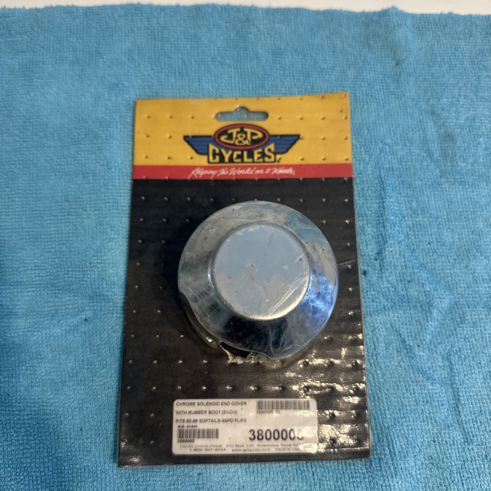 1966-1988 Harley Davidson Chrome Solenoid Cover Shovelhead Evo Softail