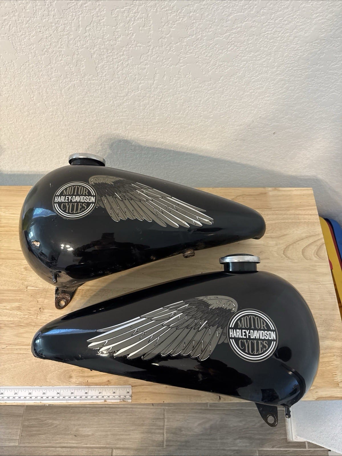 Harley Davidson late Shovel 5 Gallon Split Gas Tank Shovelhead Panhead
