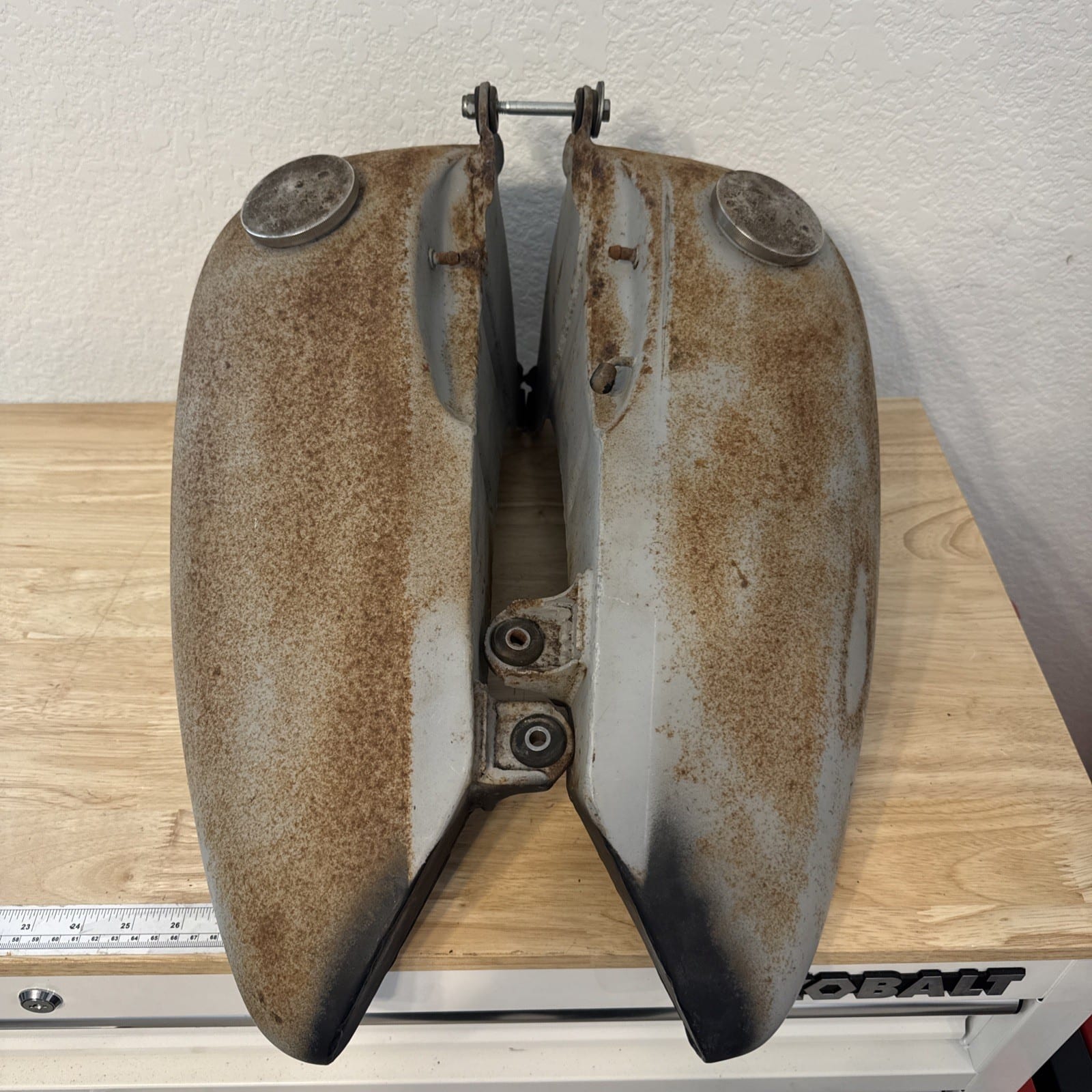 Harley '84-'99 Softail ZEL stretched fuel tanks Chopper Panhead Shovelhead