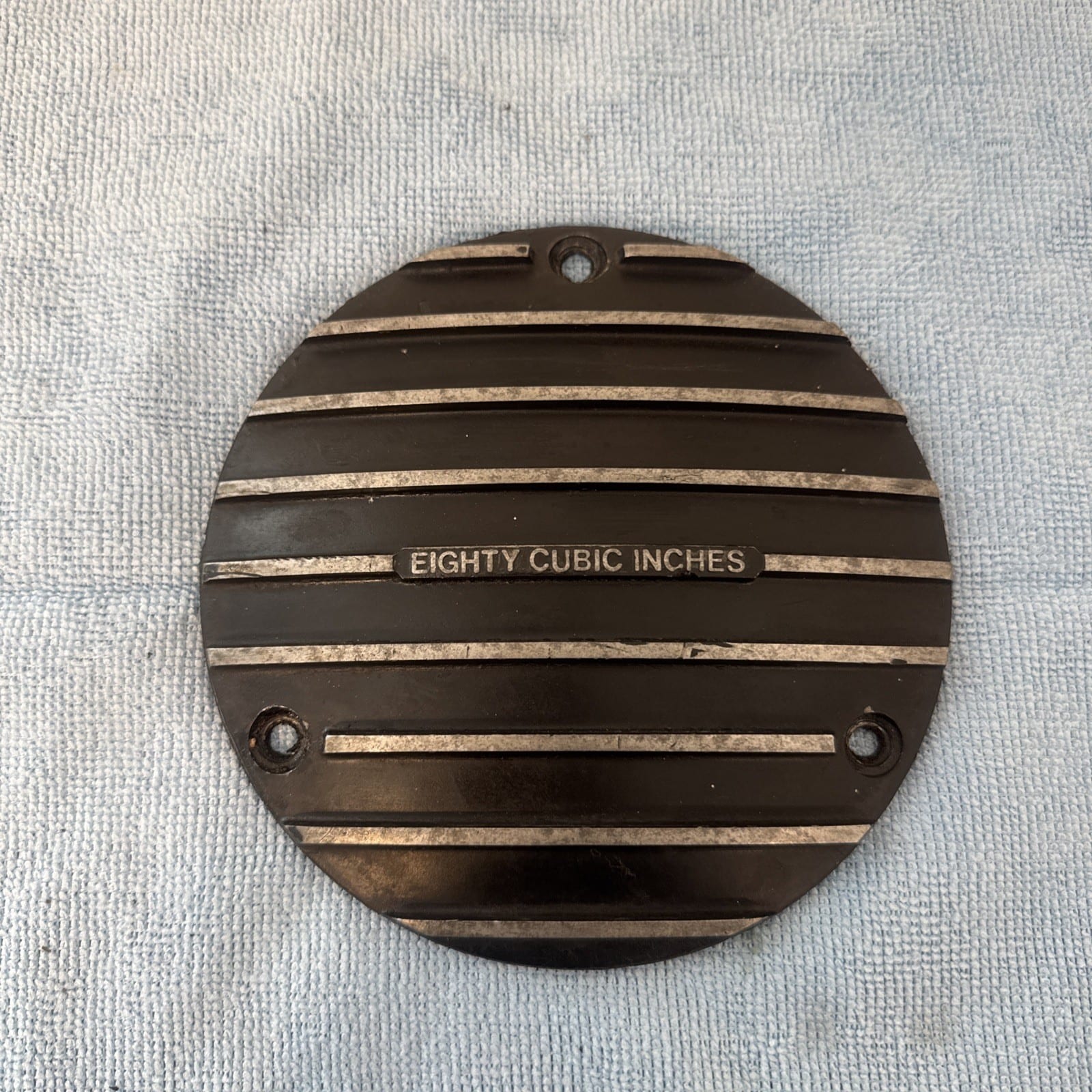 OEM Harley Eighty Cubic Inches Primary Derby Cover Shovelhead- BLACK