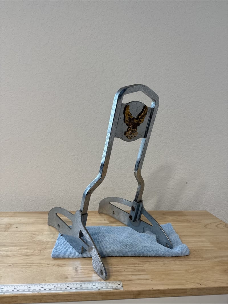 Harley Shovelhead Panhead Ironhead Eagle Sissy Bar Passenger Back Rest