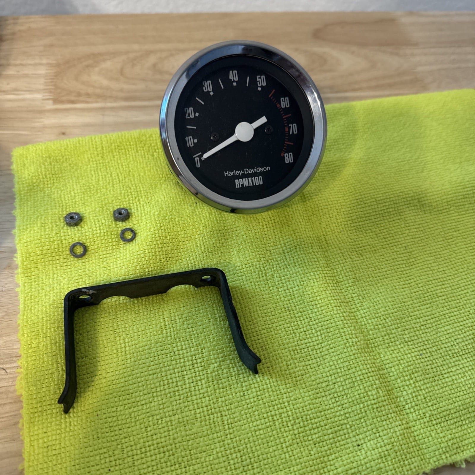 Harley Davidson Ironhead Sportster Shovelhead Tachometer Stock Bracket FX XL
