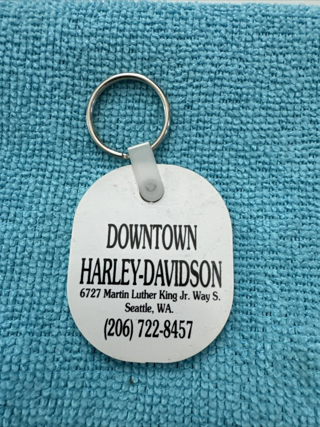 Harley Davidson Motorcycles “Downtown” Washington Key Chain Keychain Seattle, WA
