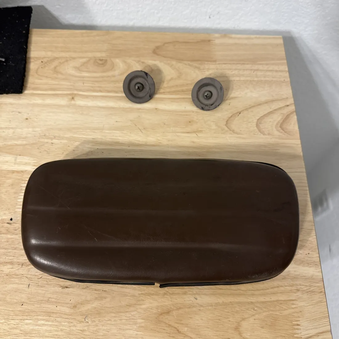 Harley Brown Shovelhead FLH Electraglide Passenger Sissybar Backrest Pad